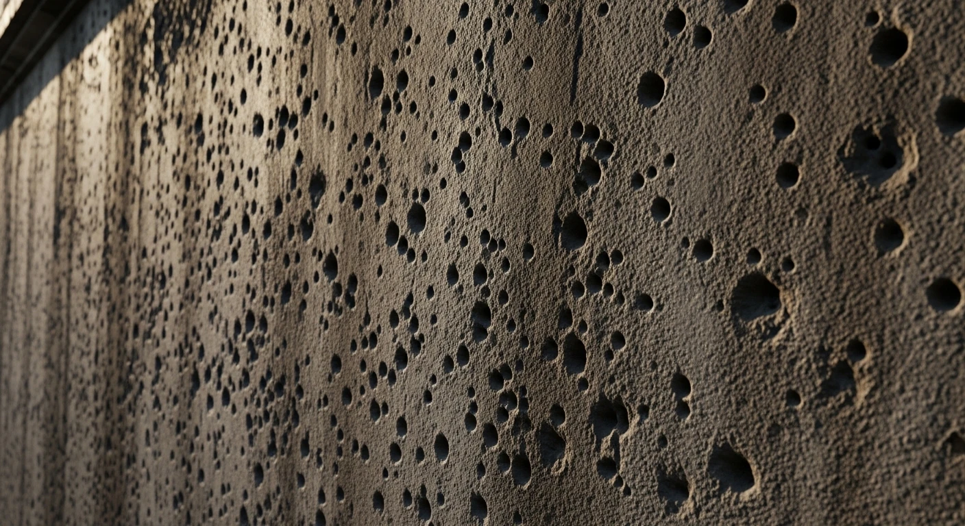 Bullet-scarred wall within the Hue Imperial Citadel, a testament to the Tet Offensive